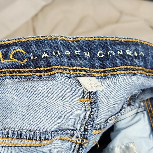 LC Lauren Conrad 5 Pocket Low Rise Denim Blue Jeans Size 8 - Picture 6 of 8